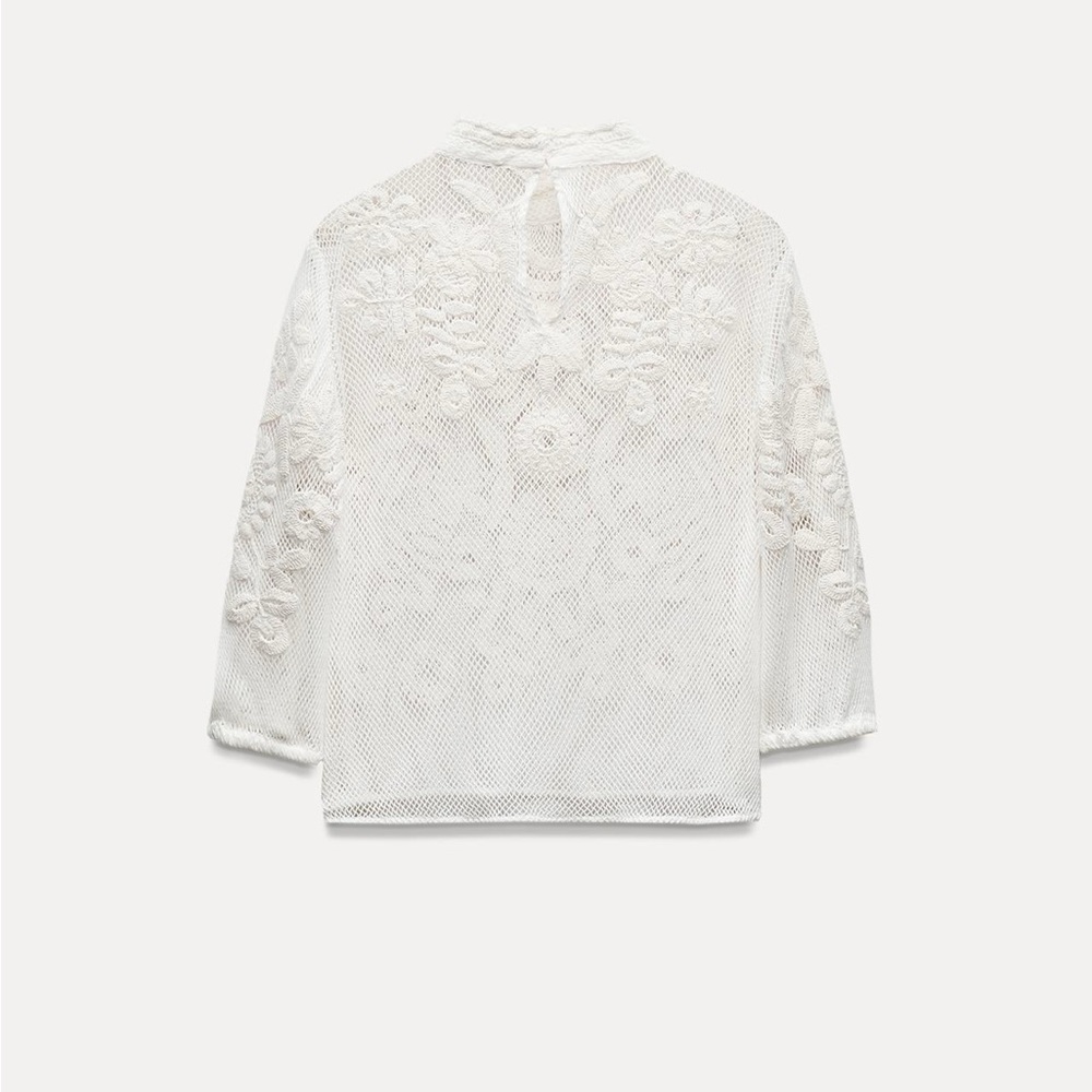 ZARA Embroidered Top ZW Collection - Picture 11 of 11